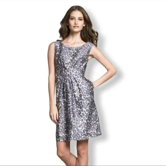 kate spade sequin fit and flare dress Performance All-Way Stretch Geo Print Long Sleeve Shirt main image 0